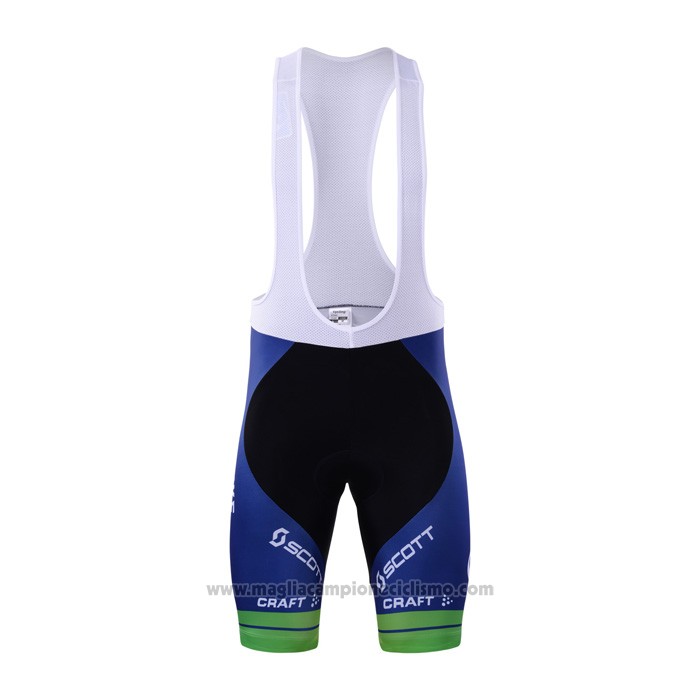 2017 Abbigliamento Ciclismo Orica Bike Exchange Blu Manica Corta e Salopette