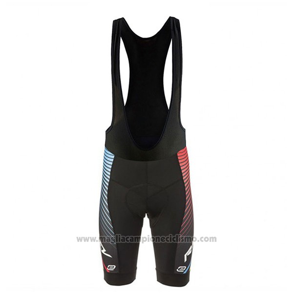 2017 Abbigliamento Ciclismo Ridley Rincon Blu e Nero Manica Corta e Salopette