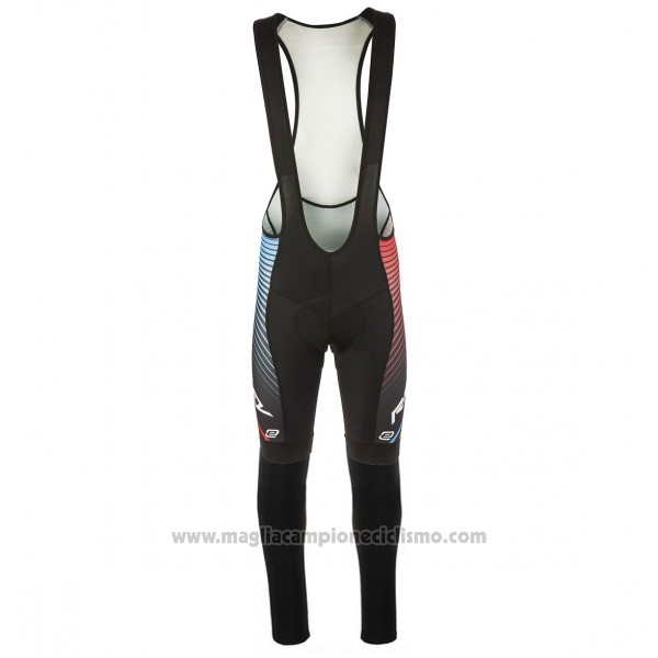 2017 Abbigliamento Ciclismo Ridley Rincon Manica Lunga e Salopette Nero e Blu Manica Corta e Salopette