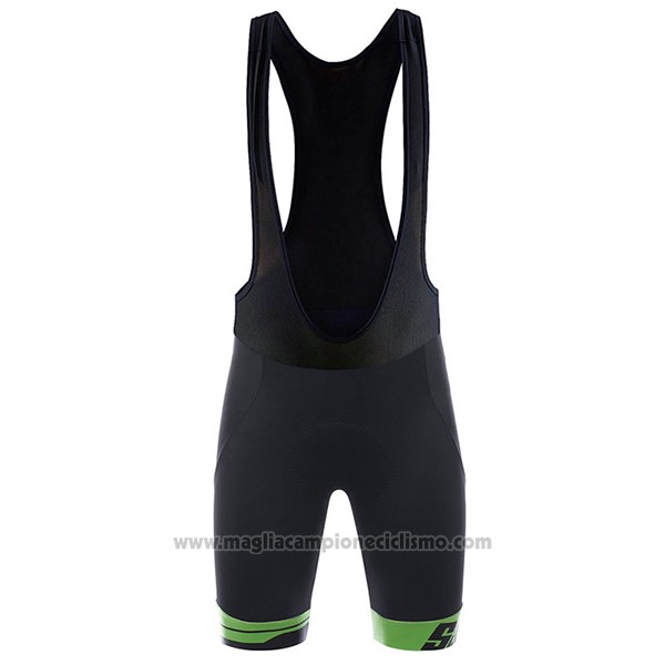2017 Abbigliamento Ciclismo Team 707 Nero Manica Corta e Salopette