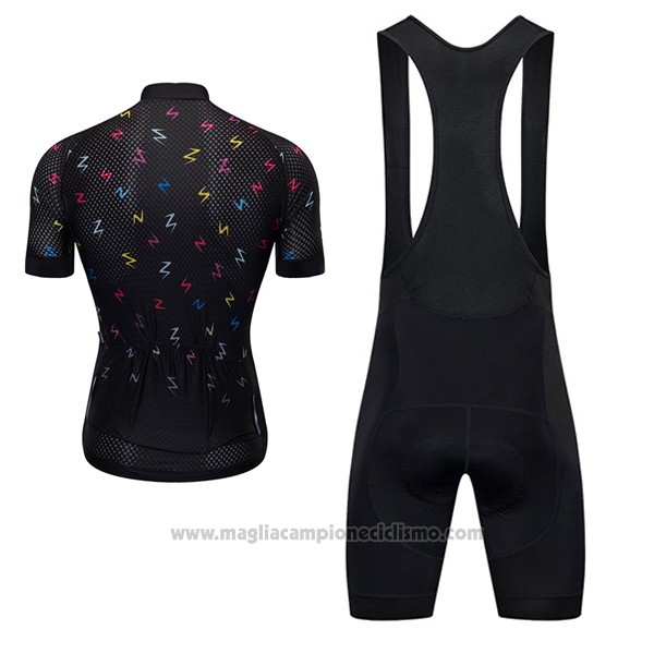 2017 Abbigliamento Ciclismo Ykywbike Aa06 Adh06 Nero Manica Corta e Salopette