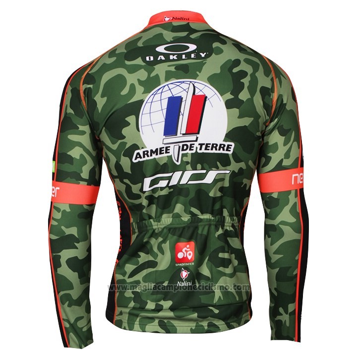 2018 Abbigliamento Ciclismo Armee De Terre Camuffamento Manica Corta e Salopette