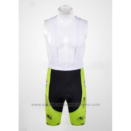 Abbigliamento Ciclismo Farnese Nero e Verde Manica Corta e Salopette