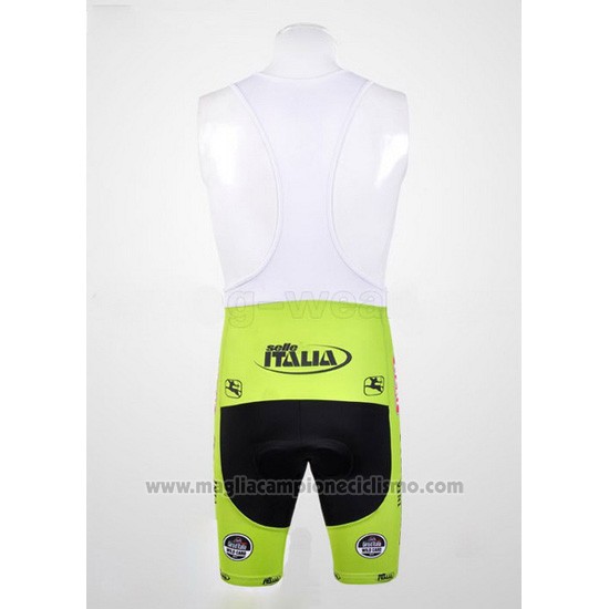 Abbigliamento Ciclismo Farnese Nero e Verde Manica Corta e Salopette