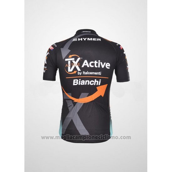 2012 Abbigliamento Ciclismo Bianchi Nero e Arancione Manica Corta e Salopette