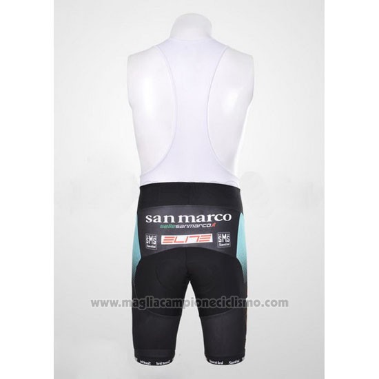 2012 Abbigliamento Ciclismo Bianchi Nero e Arancione Manica Corta e Salopette