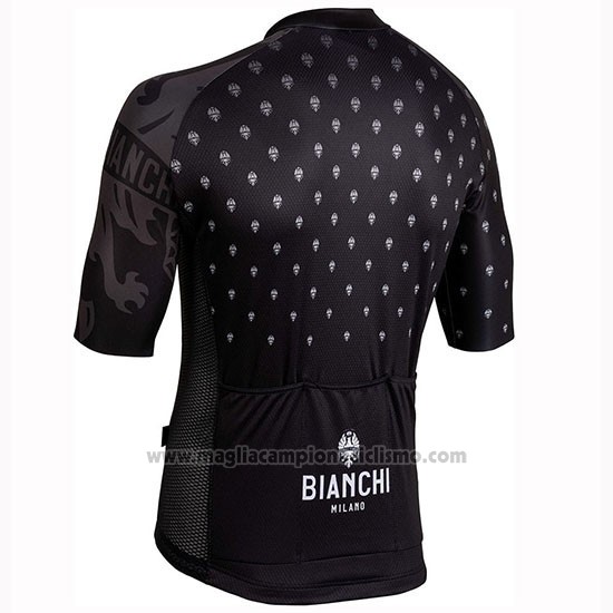 2019 Abbigliamento Ciclismo Bianchi MTX Nero Manica Corta e Salopette