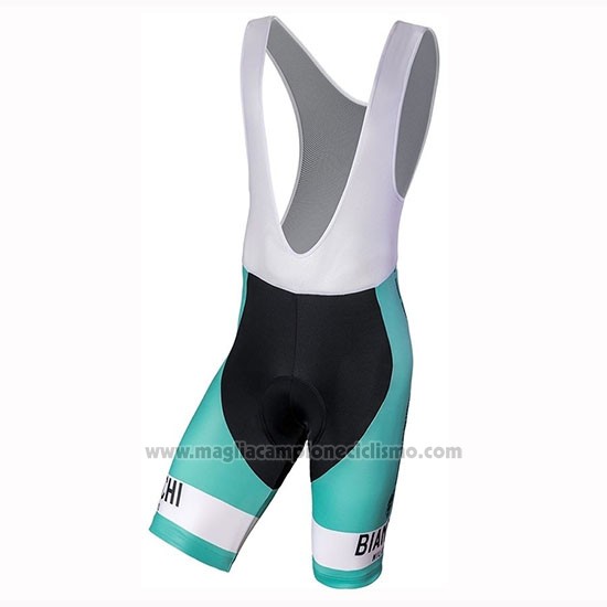 2019 Abbigliamento Ciclismo Bianchi MTX Verde Manica Corta e Salopette