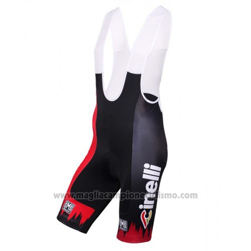 2016 Abbigliamento Ciclismo Cinelli Chrome Rosso e Nero Manica Corta e Salopette
