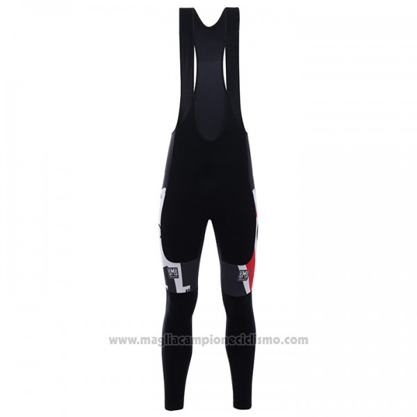 2017 Abbigliamento Ciclismo Cinelli Chrome Nero e Bianco Manica Lunga e Salopette