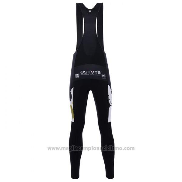 2017 Abbigliamento Ciclismo Cinelli Chrome Nero e Bianco Manica Lunga e Salopette