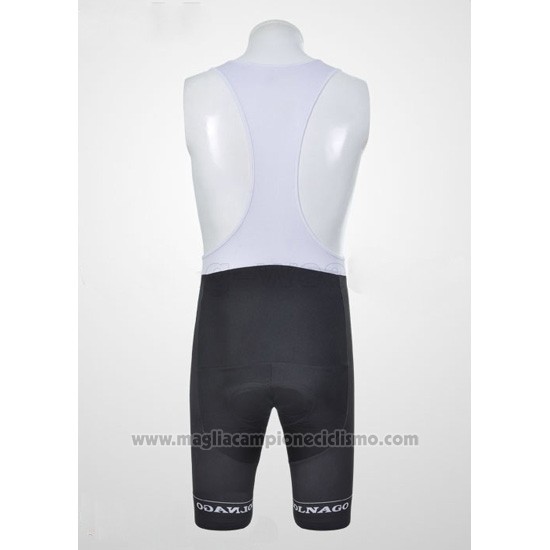 2011 Abbigliamento Ciclismo Colnago Bianco e Nero Manica Corta e Salopette