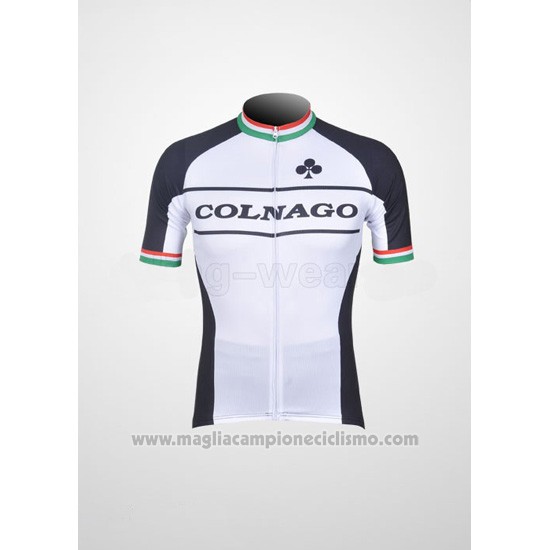 2011 Abbigliamento Ciclismo Colnago Nero e Bianco Manica Corta e Salopette