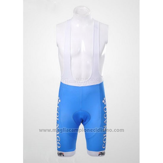 2012 Abbigliamento Ciclismo Colnago Celeste e Bianco Manica Corta e Salopette