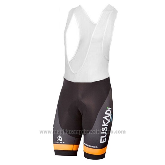 2018 Abbigliamento Ciclismo Euskadi Arancione Manica Corta e Salopette