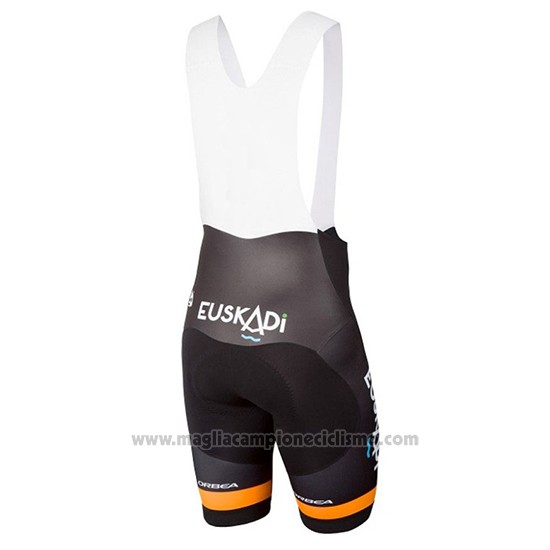 2018 Abbigliamento Ciclismo Euskadi Arancione Manica Corta e Salopette