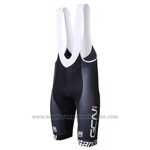 2016 Abbigliamento Ciclismo GCN Nero e Rosso Manica Corta e Salopette