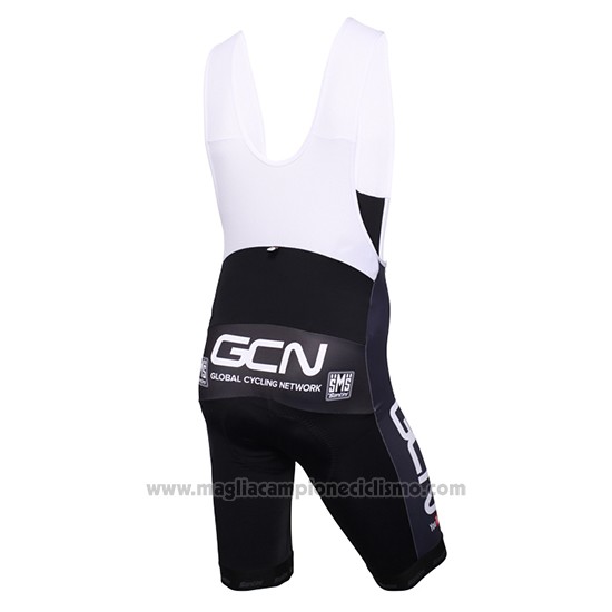 2016 Abbigliamento Ciclismo Global Cycling Network Grigio e Rosso Manica Corta e Salopette