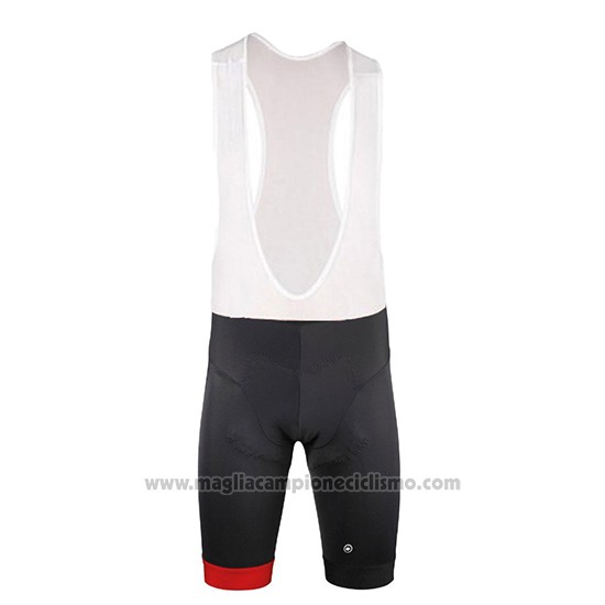 2018 Abbigliamento Ciclismo GCN Nero e Rosso Manica Corta e Salopette