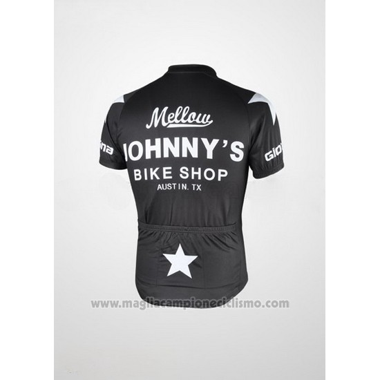 2010 Abbigliamento Ciclismo Johnnys Nero Manica Corta e Salopette