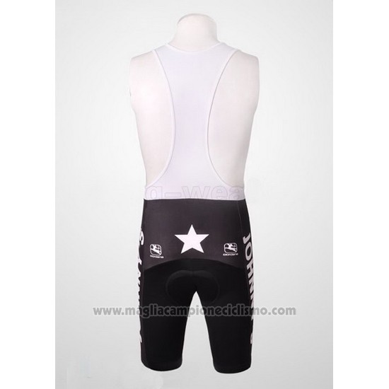 2010 Abbigliamento Ciclismo Johnnys Nero Manica Corta e Salopette