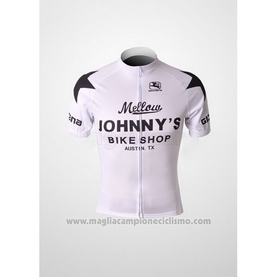 2010 Abbigliamento Ciclismo Johnnys Nero e Bianco Manica Corta e Salopette