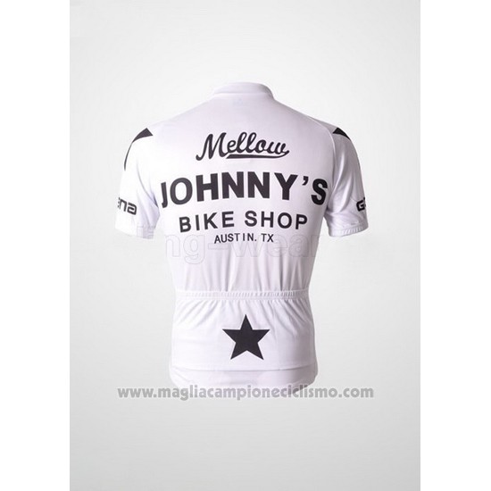 2010 Abbigliamento Ciclismo Johnnys Nero e Bianco Manica Corta e Salopette
