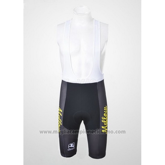 2010 Abbigliamento Ciclismo Johnnys Nero e Giallo Manica Corta e Salopette