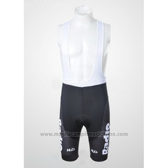 2011 Abbigliamento Ciclismo Johnnys Bianco e Rosso Manica Corta e Salopette