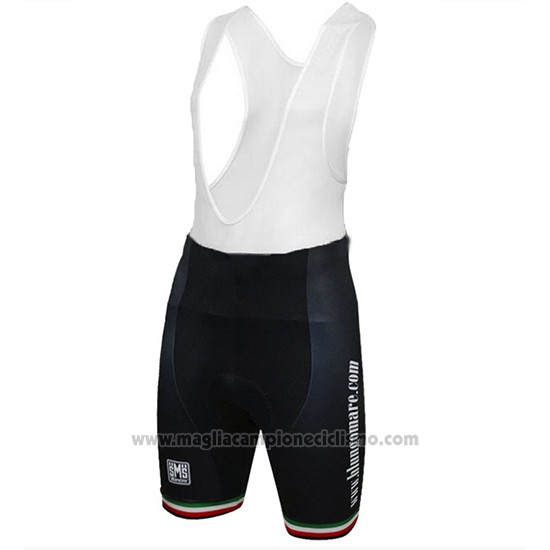 2018 Abbigliamento Ciclismo Lungomare Nero Manica Corta e Salopette