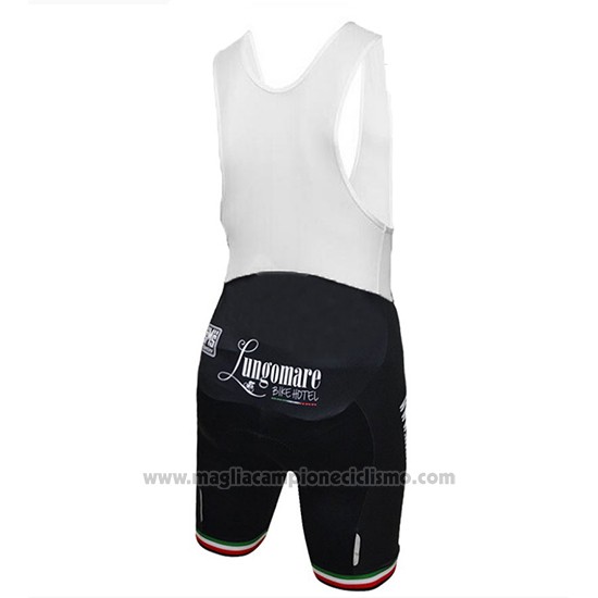 2018 Abbigliamento Ciclismo Lungomare Nero e Giallo Manica Corta e Salopette