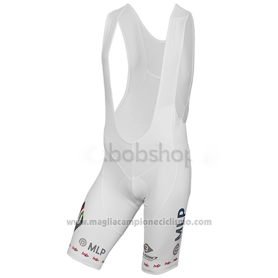 2014 Abbigliamento Ciclismo MLP Team Bergstrasse Bianco Manica Corta e Salopette