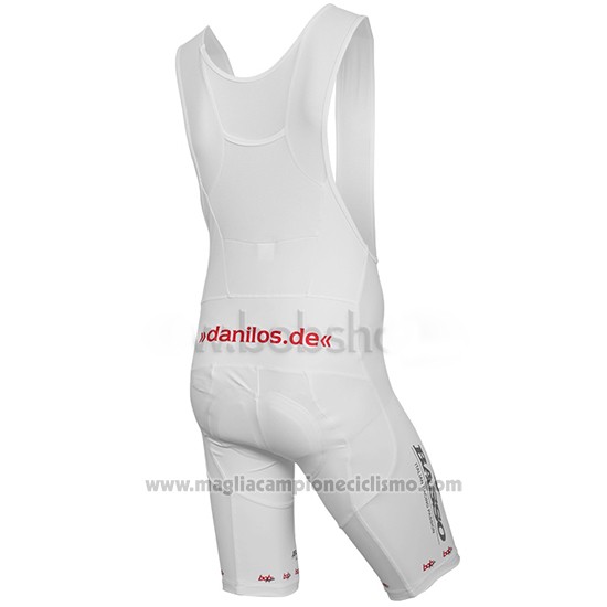 2014 Abbigliamento Ciclismo MLP Team Bergstrasse Bianco Manica Corta e Salopette