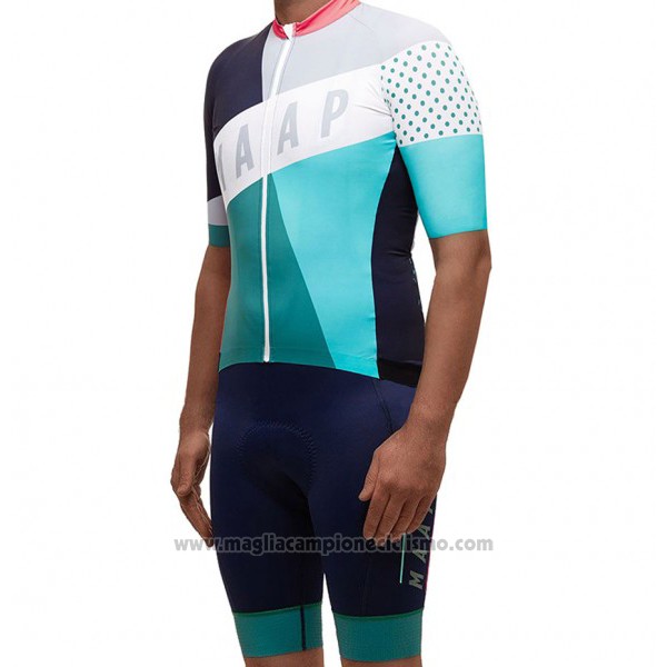 2017 Abbigliamento Ciclismo Maap Grigio e Celeste Manica Corta e Salopette