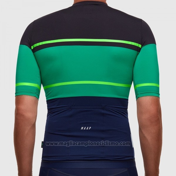 2017 Abbigliamento Ciclismo Maap Segment Pro Nero e Verde Manica Corta e Salopette