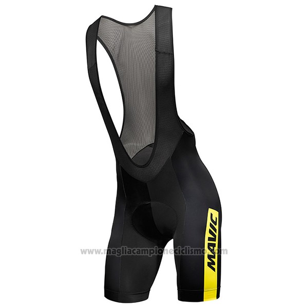 2017 Abbigliamento Ciclismo Mavic Rosso e Nero Manica Corta e Salopette