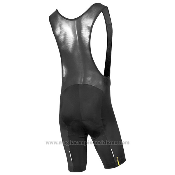 2017 Abbigliamento Ciclismo Mavic Rosso e Nero Manica Corta e Salopette