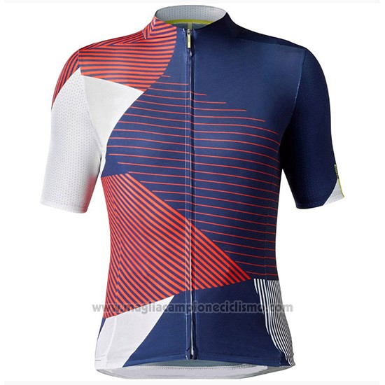 2018 Abbigliamento Ciclismo Mavic Cosmic LTD Spento Blu Manica Corta e Salopette