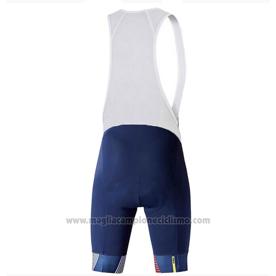 2018 Abbigliamento Ciclismo Mavic Cosmic LTD Spento Blu Manica Corta e Salopette