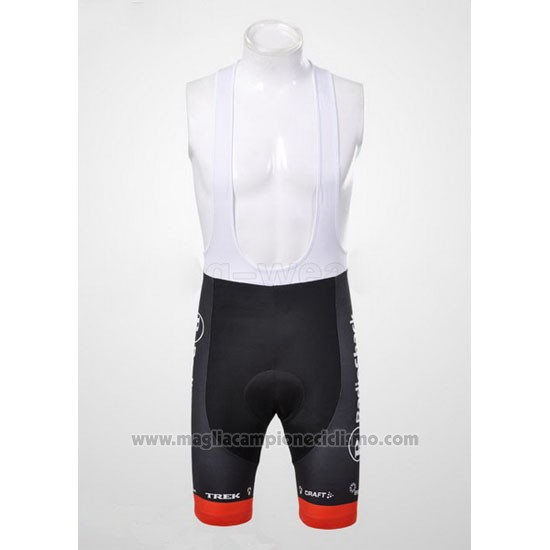2012 Abbigliamento Ciclismo Radioshack Nero e Bianco Manica Corta e Salopette