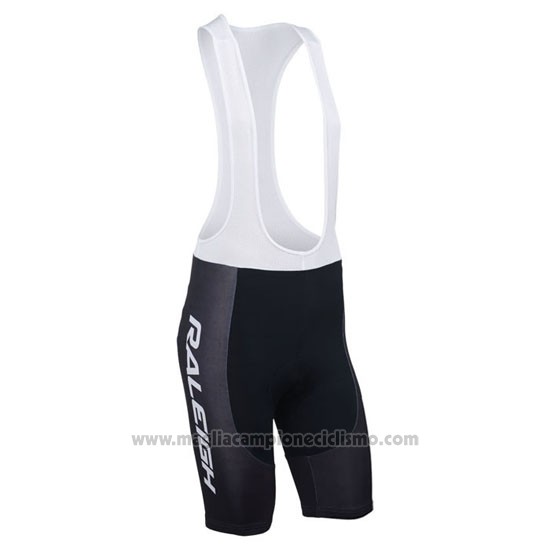 2013 Abbigliamento Ciclismo Raleigh Bianco e Nero Manica Corta e Salopette