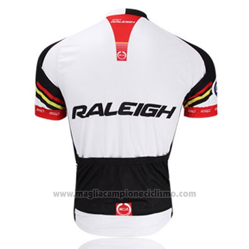 2013 Abbigliamento Ciclismo Raleigh Nero e Bianco Manica Corta e Salopette
