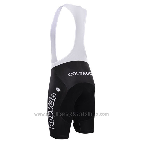 2015 Abbigliamento Ciclismo Rusvelo Rosso Manica Corta e Salopette