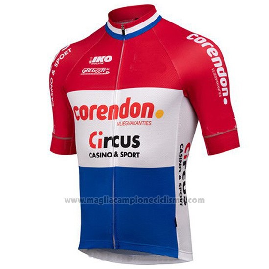 2019 Abbigliamento Ciclismo Sptgrvo Rosso Bianco Blu Manica Corta e Salopette