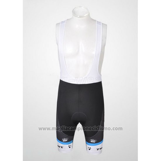 2011 Abbigliamento Ciclismo Subaru Bianco e Nero Manica Corta e Salopette