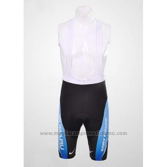 2011 Abbigliamento Ciclismo Subaru Celeste e Nero Manica Corta e Salopette