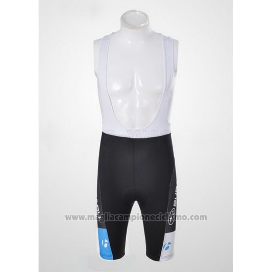 2011 Abbigliamento Ciclismo Subaru Nero e Bianco Manica Corta e Salopette