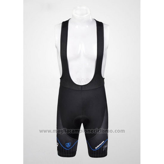 2012 Abbigliamento Ciclismo Subaru Nero Manica Corta e Salopette