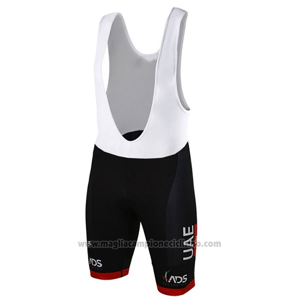 2017 Abbigliamento Ciclismo UCI Mondo Campione UAE Bianco Manica Corta e Salopette