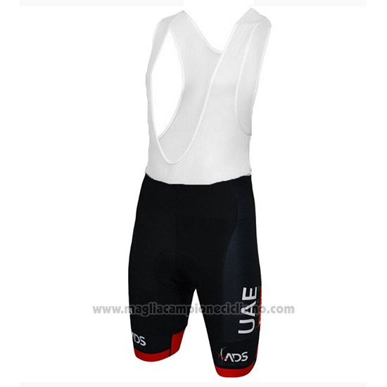 2018 Abbigliamento Ciclismo UCI Mondo Campione Leader UAE Bianco Manica Corta e Salopette